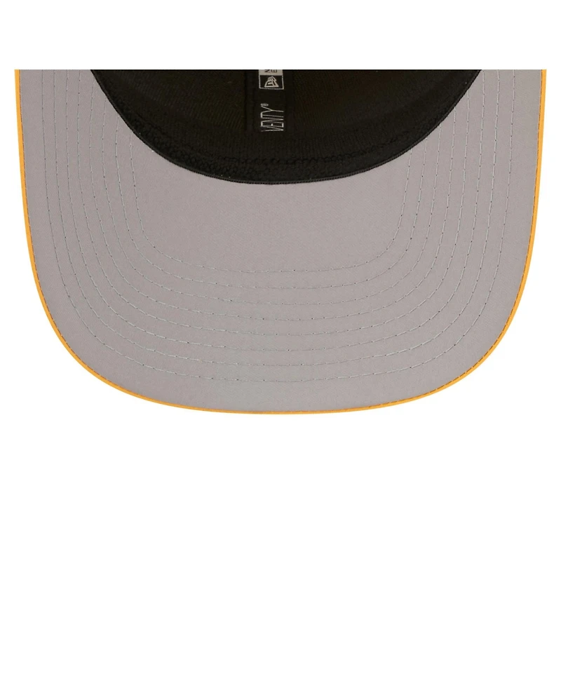 New Era Men's Gold Green Bay Packers Micro Badge 9SEVENTY Adjustable Hat
