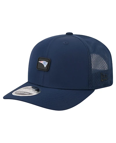 New Era Men's Navy New England Patriots Micro Badge 9SEVENTY Adjustable Hat
