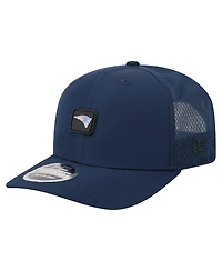 New Era Men's Navy New England Patriots Micro Badge 9SEVENTY Adjustable Hat