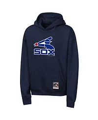 Mitchell & Ness Big Boys and Girls Navy Chicago White Sox Retro Logo Hoodie