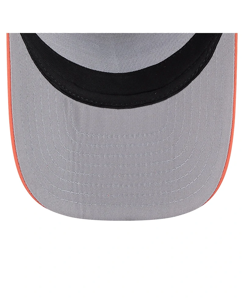 New Era Men's White/Orange Cincinnati Bengals Foodie 9FIFTY A-Frame Trucker Snapback Hat