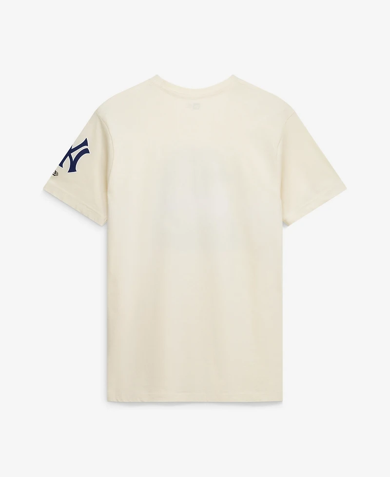 New Era Men's Natural York Yankees Golf Mascot T-Shirt
