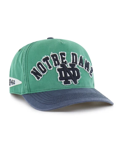47 Brand Men's and Women's Green/Navy Notre Dame Fighting Irish Well-Worn Calderwood Hitch Adjustable Hat