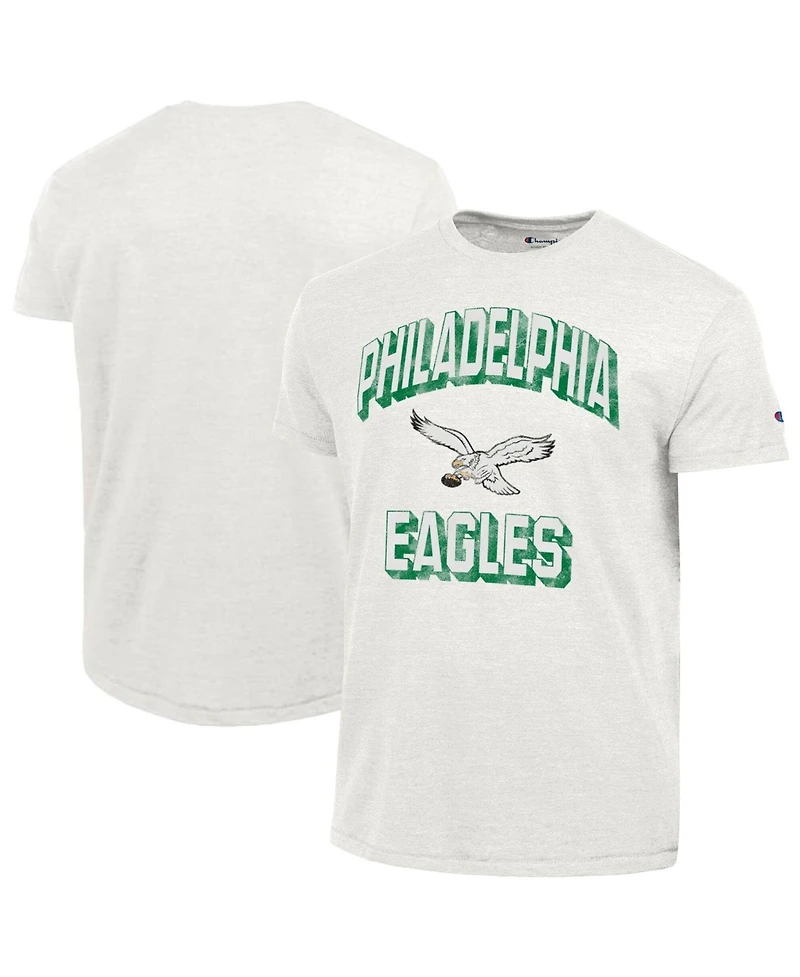 Champion Men's White Philadelphia Eagles Ultimate Tri-Blend T-Shirt