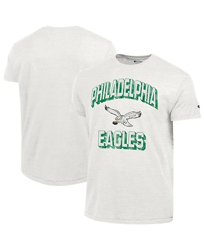 Champion Men's White Philadelphia Eagles Ultimate Tri-Blend T-Shirt