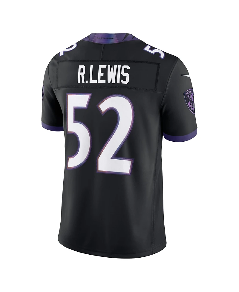 Nike Men's Ray Lewis Black Baltimore Ravens Alternate Vapor F.u.s.e. Stitched Retired Player Limited Jersey
