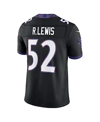 Nike Men's Ray Lewis Black Baltimore Ravens Alternate Vapor F.u.s.e. Stitched Retired Player Limited Jersey
