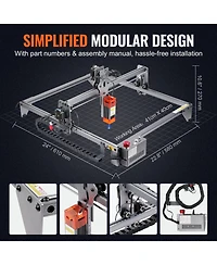 Sevorley 5W Laser Engraver a nd Cutter,Working Area, Laser Engraving Machine