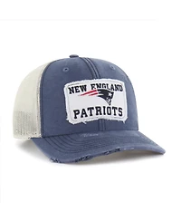 47 Brand Men's Navy New England Patriots Egremont Well-Worn Adjustable Trucker Hat