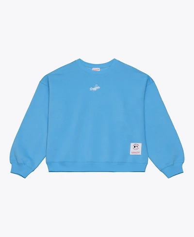 Mitchell & Ness Men's Light Blue Los Angeles Dodgers Insignia Fleece Sweatshirt
