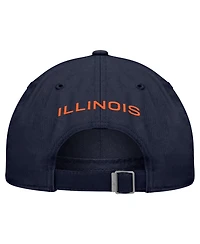 Nike Men's Navy Illinois Fighting Illini 2026 Sideline Club Adjustable Hat