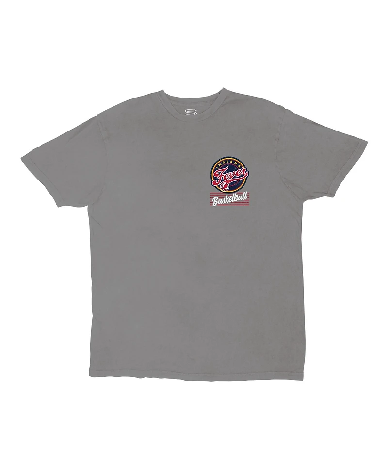 Stadium Essentials Men's and Women's Platinum Indiana Fever Lay Low Vintage Wash Relaxed Fit T-Shirt