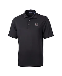 Cutter Buck Men's Black South Carolina Gamecocks Virtue Eco Pique Recycled Polo Shirt