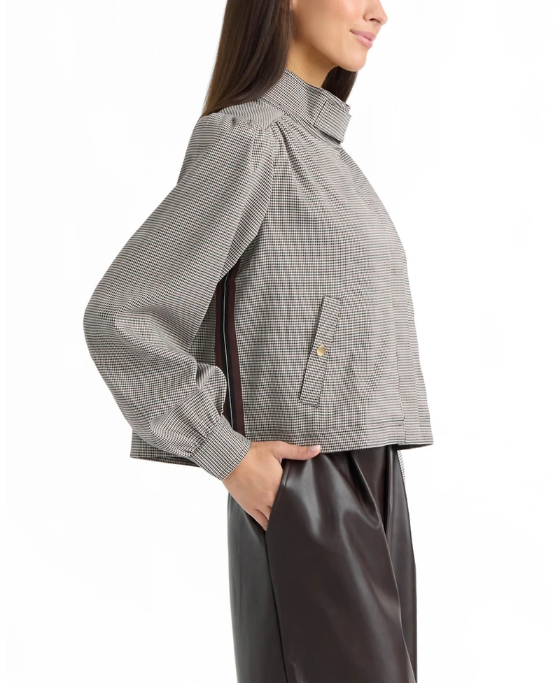 Ellen Tracy Women's High Neck Jacket