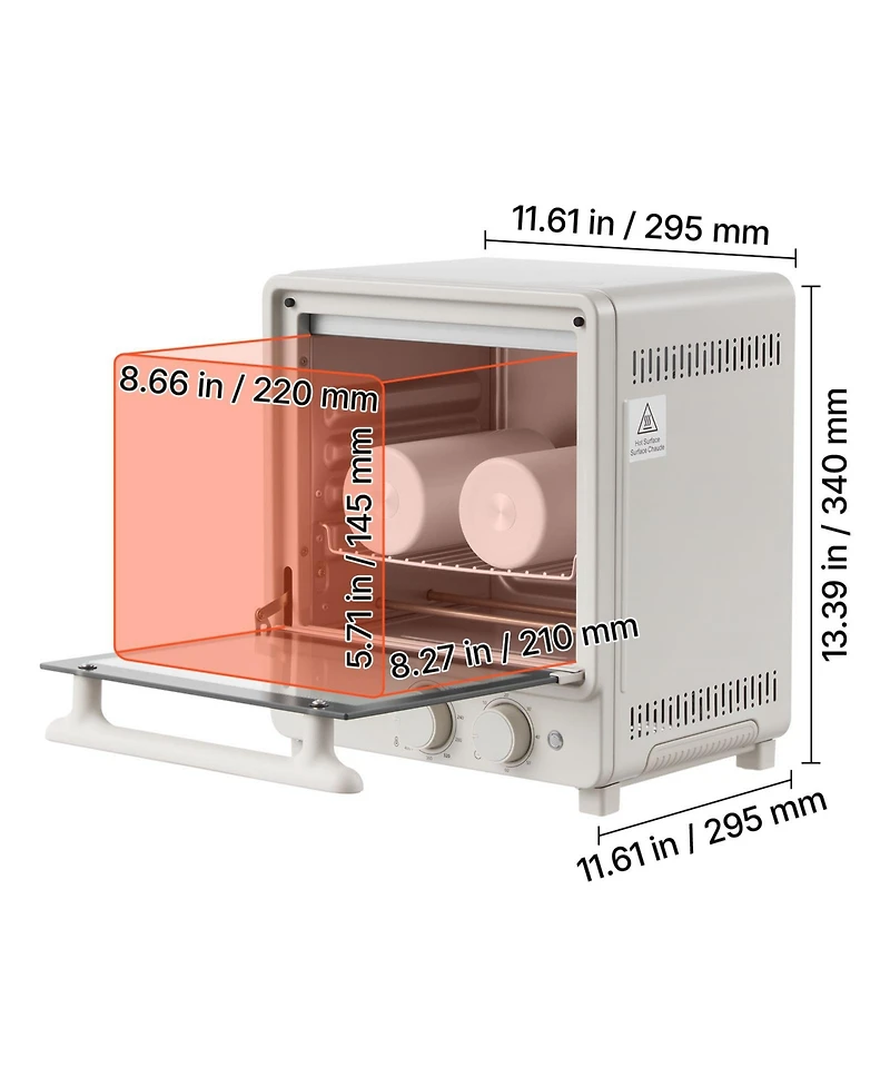 Sevorley 13 Quart Sublimation Oven Machine for 20oz Tumblers, Mugs and Bowls