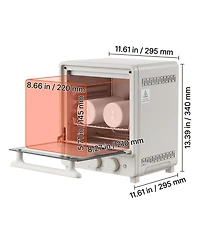 Sevorley 13 Quart Sublimation Oven Machine for 20oz Tumblers, Mugs and Bowls