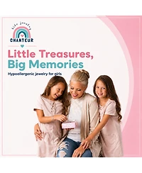 Chanteur Kids Unicorn Hypoallergenic Earrings for Girls with Surgical Titanium Screwbacks