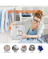 Sevorley Portable Sewing Machine for Beginners, 38 Stitches with Extension Table and Foot Pedal