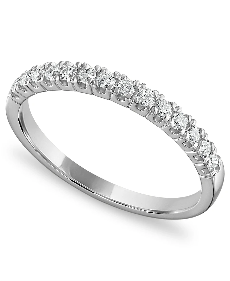 Diamond Pave Band (1/4 ct. t.w.) 14k White or Yellow Gold