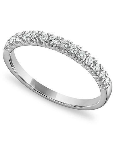 Diamond Pave Band (1/4 ct. t.w.) 14k White or Yellow Gold