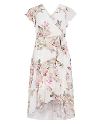 City Chic Women's Plus Demure Floral Maxi Dress