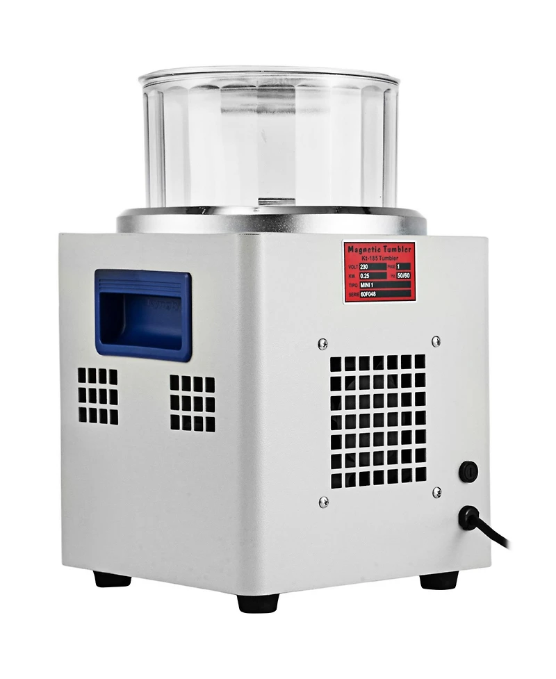 Sevorley Magnetic Tumbler, 185mm Jewelry Polisher Finisher with Adjustable Direction and 60-Minute Timer, 2000 Rpm