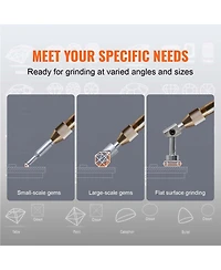 Sevorley Gem Faceting Machine, 180W Jade Grinding and Polishing Machine with Adjustable 0-2980 Rpm Speed and Manipulator