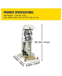 Sevorley Inside Ring Engraver, Double-Sided Dial Ring Stamping Machine for 1.5-2.0mm Inner Ring Engraving