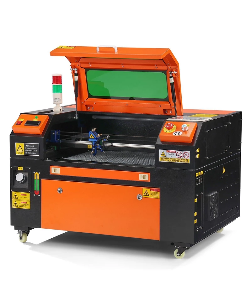 Sevorley 50W CO2 Laser Engraver and Cutter, in, Air Assist for Wood Acrylic Fabric