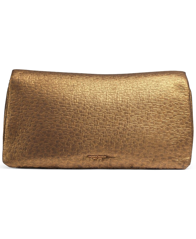 Donna Karan New York Grenadine Large Clutch Handbag