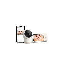 eufy Security Baby Monitor C10 with 2K Hd Camera, 4.5" 480p Display, 4× Zoom, Pan-Tilt, Night Vision, Wi-Fi and No Wi-Fi Connection
