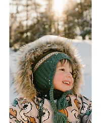 Deux par Baby Boys One Piece Snowsuit Adapted for Car Seats Dog Print
