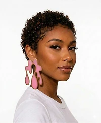 Swanky Designs Melt Theory Sculptural Statement Earrings