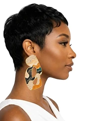 Swanky Designs Muse Stud Artistic Statement Earrings