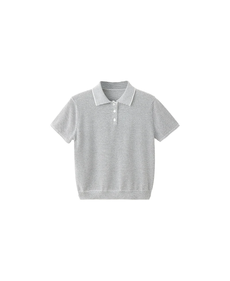 Mango Women's Knitted Polo-Neck Sweater