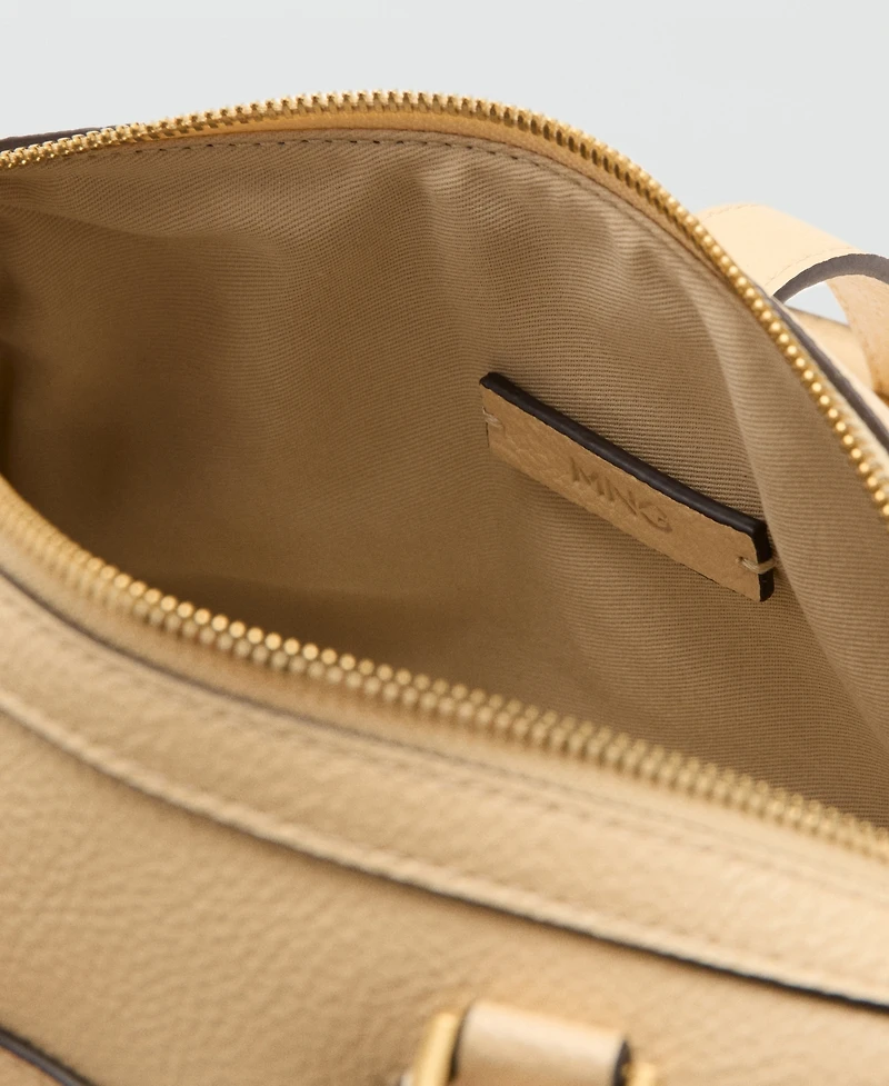 Mango Women's Buckle Bowling Bag