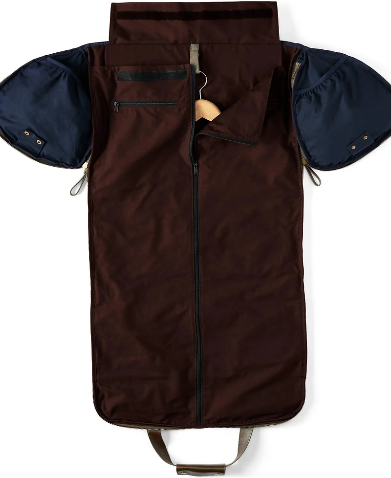 Lands' End Waxed Canvas Convertible Garment Duffle