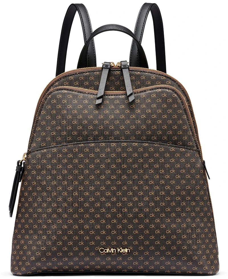 Calvin Klein Classic Sylvie Multi-Pocket Backpack Messenger