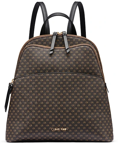 Calvin Klein Classic Sylvie Multi-Pocket Backpack Messenger