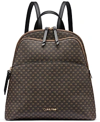 Calvin Klein Classic Sylvie Multi-Pocket Backpack Messenger