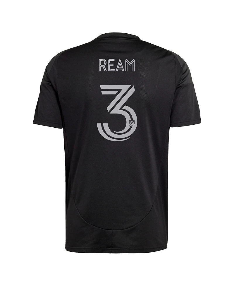 Adidas Men's Tim Ream Black Charlotte Fc 2025 Fortress Kit Replica Player Jersey