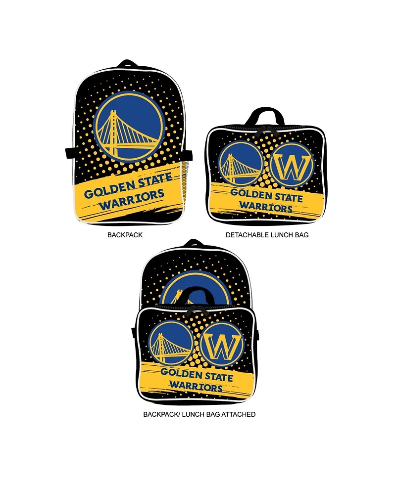 Mojo 2-Piece Golden State Warriors Backpack Lunch Box Set