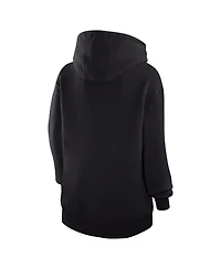 G-iii 4Her by Carl Banks Women's Black Green Bay Packers Heart Graphic Fleece Pullover Hoodie