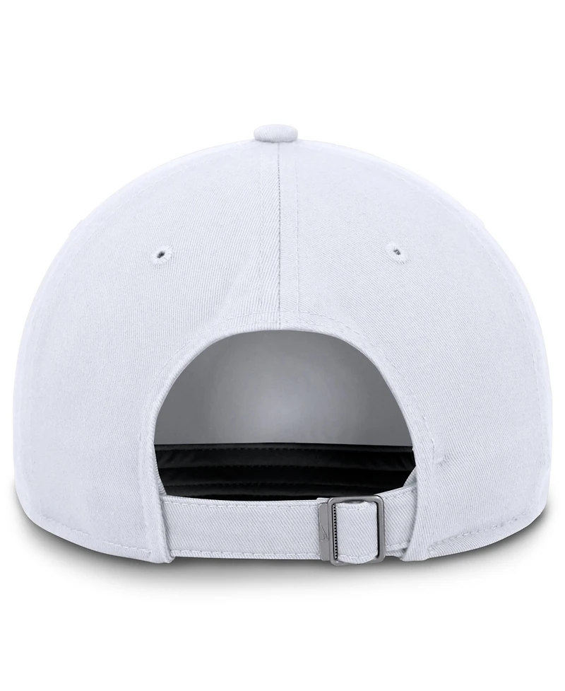 Jordan Men's White Oklahoma Sooners Club Dri-fit Adjustable Hat