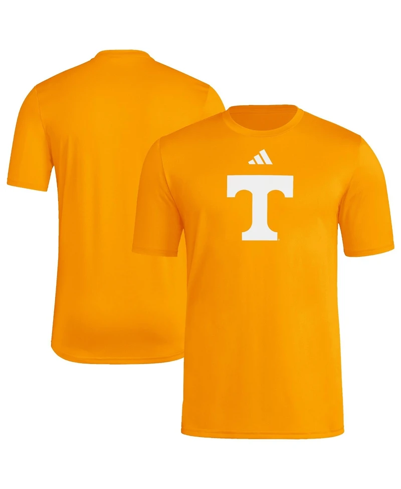Adidas Men's Tennessee Orange Volunteers Primary Logo Poly T-Shirt