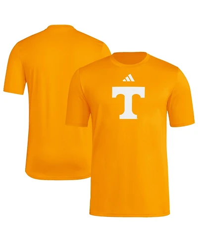 Adidas Men's Tennessee Orange Volunteers Primary Logo Poly T-Shirt