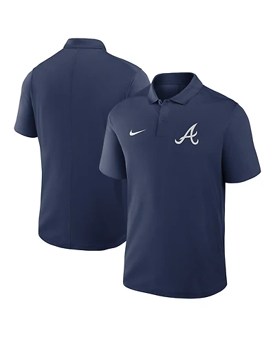 Nike Men's Navy Atlanta Braves Dri-fit Victory Polo Shirt