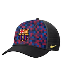 Nike Men's Black Barcelona Rise Rope Trucker A-Frame Adjustable Hat