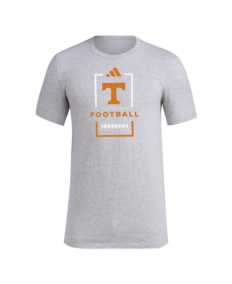 Adidas Men's Gray Tennessee Volunteers Football Poly T-Shirt