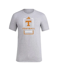 Adidas Men's Gray Tennessee Volunteers Football Poly T-Shirt